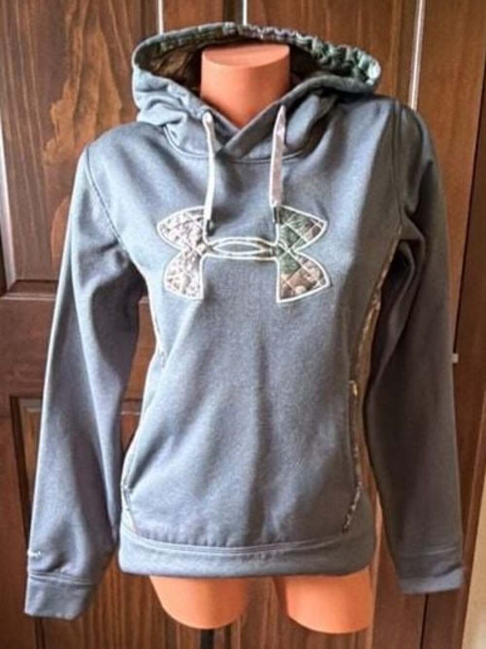Under Armour Women's ColdGear Storm Camo Logo Pullover Hoodie